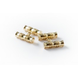 Classic chain cufflinks in solid gold